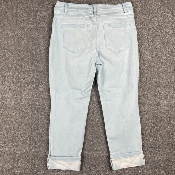 J Jill Jeans Womens 6/6P High Rise Cropped Everyday Casual Minimal Comfort Norm - Picture 6 of 11